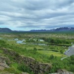 Blick auf Þingvellir